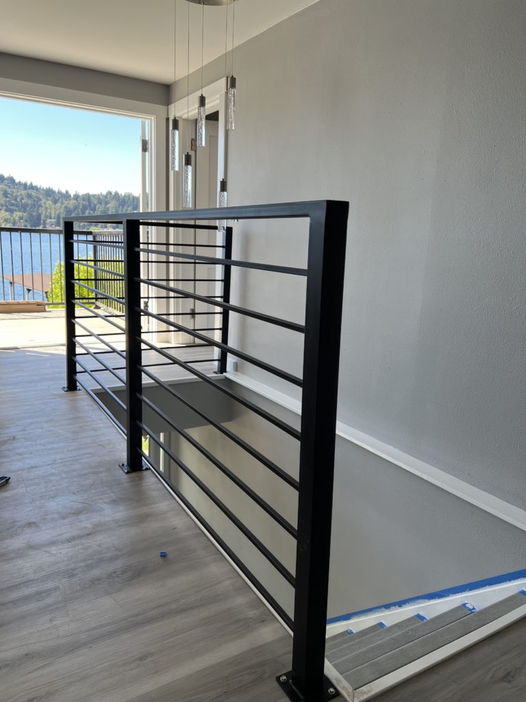 indoor iron railing
