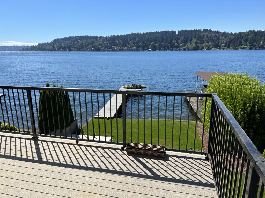 outdoor iron railing